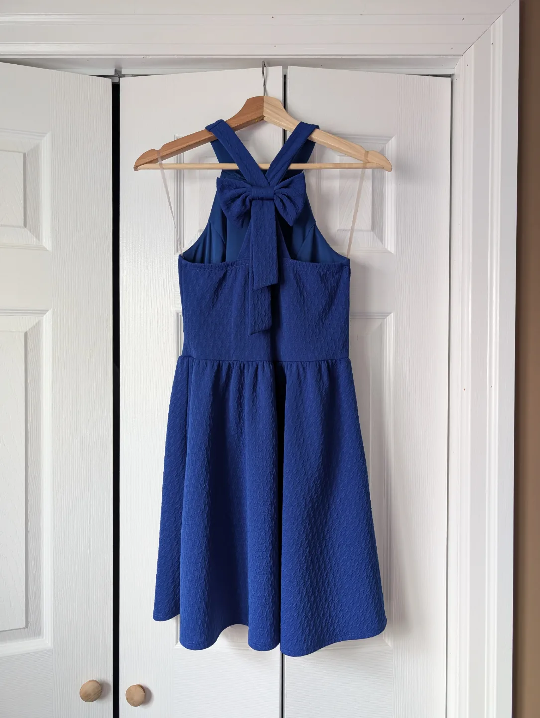 Bailey Blue Royal Blue Dress with Back Bow-tie Detail - XS/S image indicator(2)