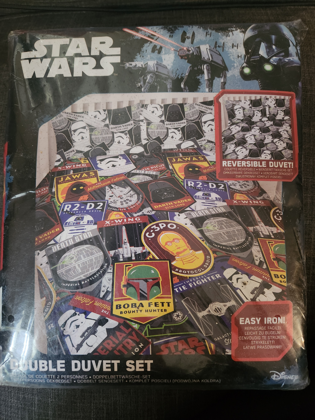 Star Wars Double Duvet Cover Set - New