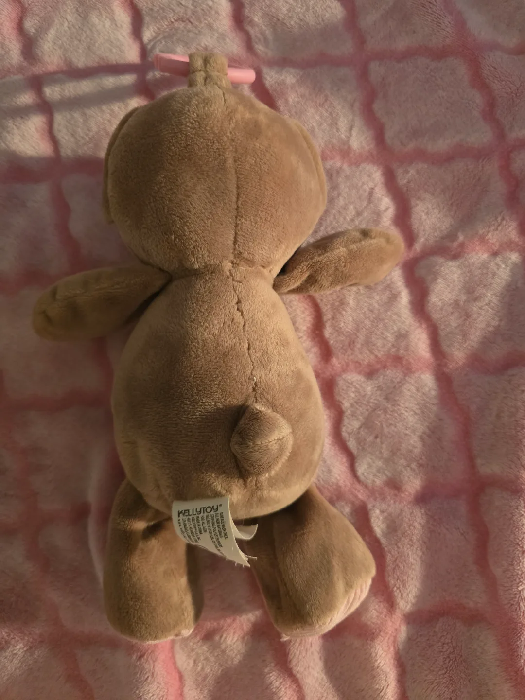 Kellytoy Plush Brown Bear Rattle image indicator(2)