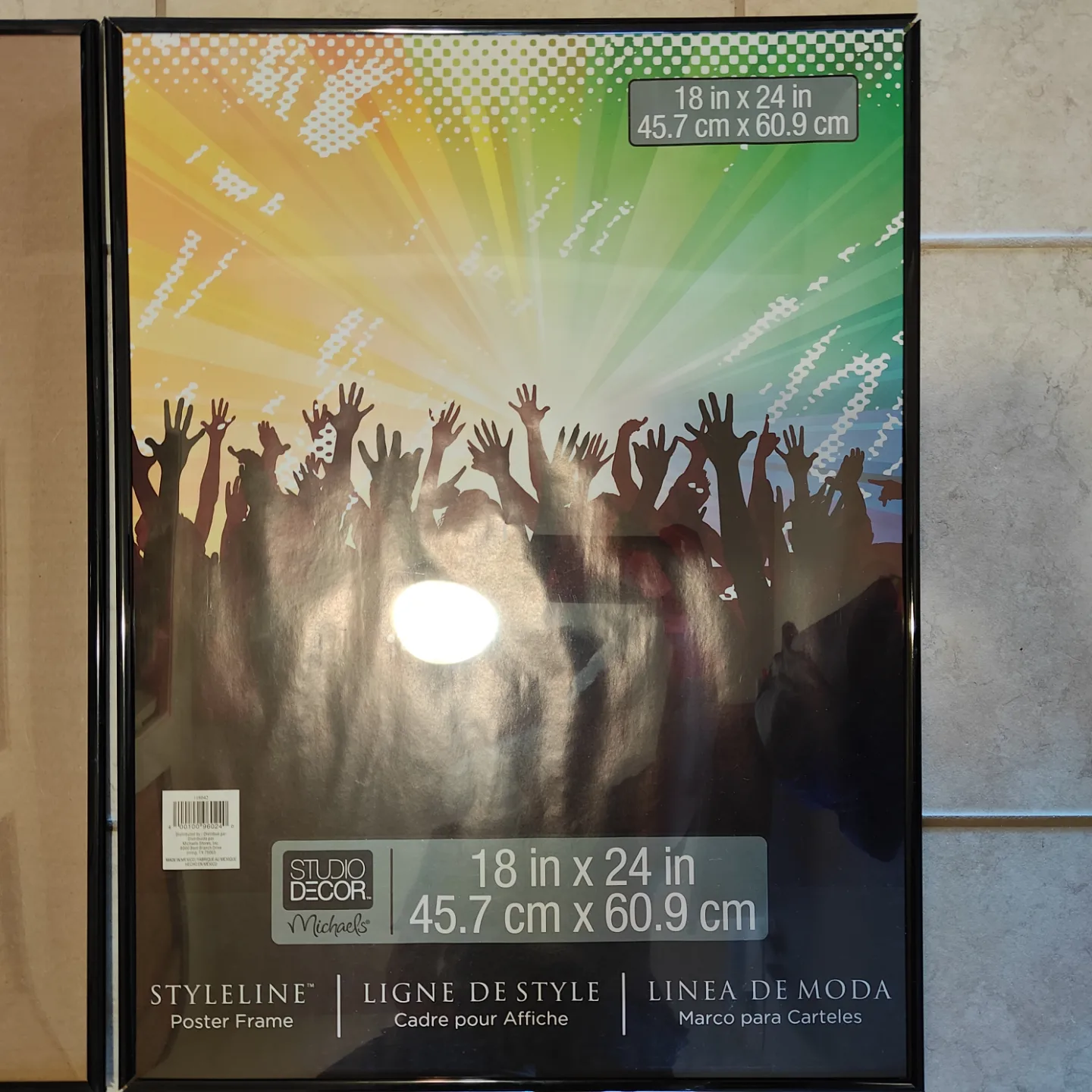 Two 18x24 inch Styleline Poster Frames image indicator(2)