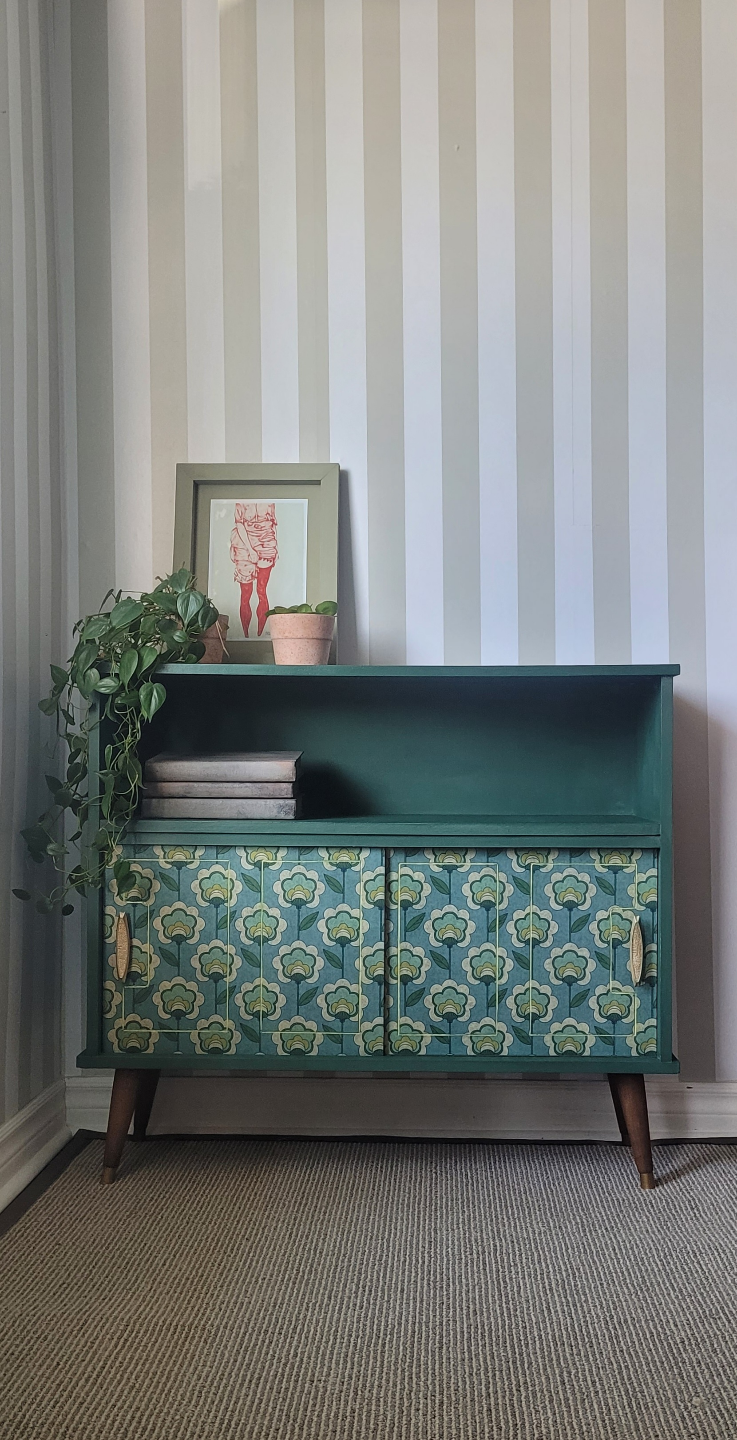 Mid-Century Modern Painted & Upcycled Sideboard - photo 2