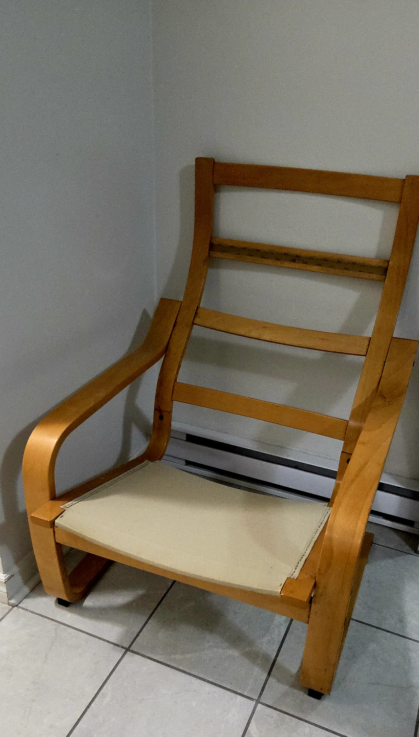 Ikea Wooden Lounge Chair - photo 3