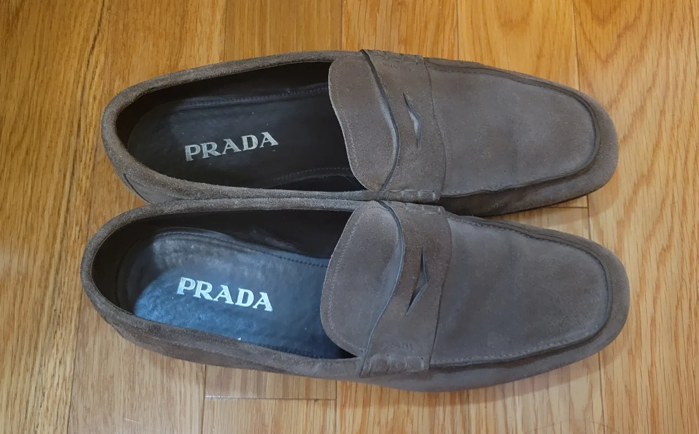 Prada Men's Suede Loafers image indicator(4)