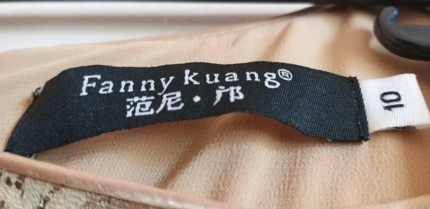 Elegant Beige Lace Midi Dress image indicator(6)