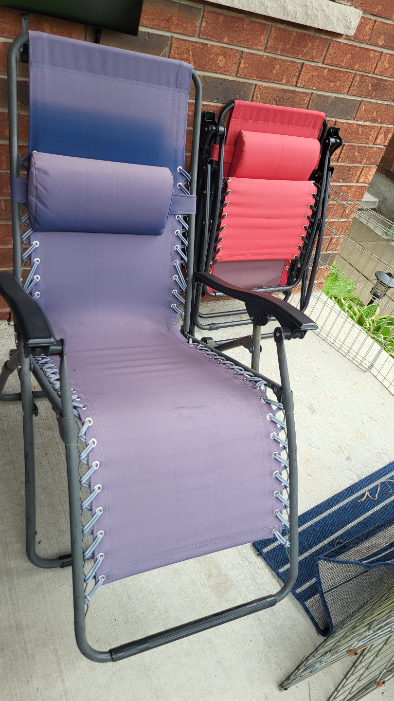 Pair of Zero Gravity Lounge Chairs