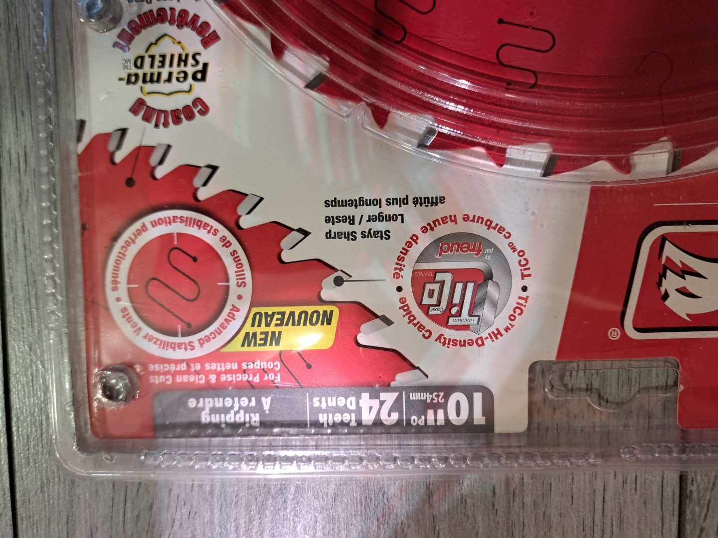 Diablo 10" 24 Tooth Ripping Blade