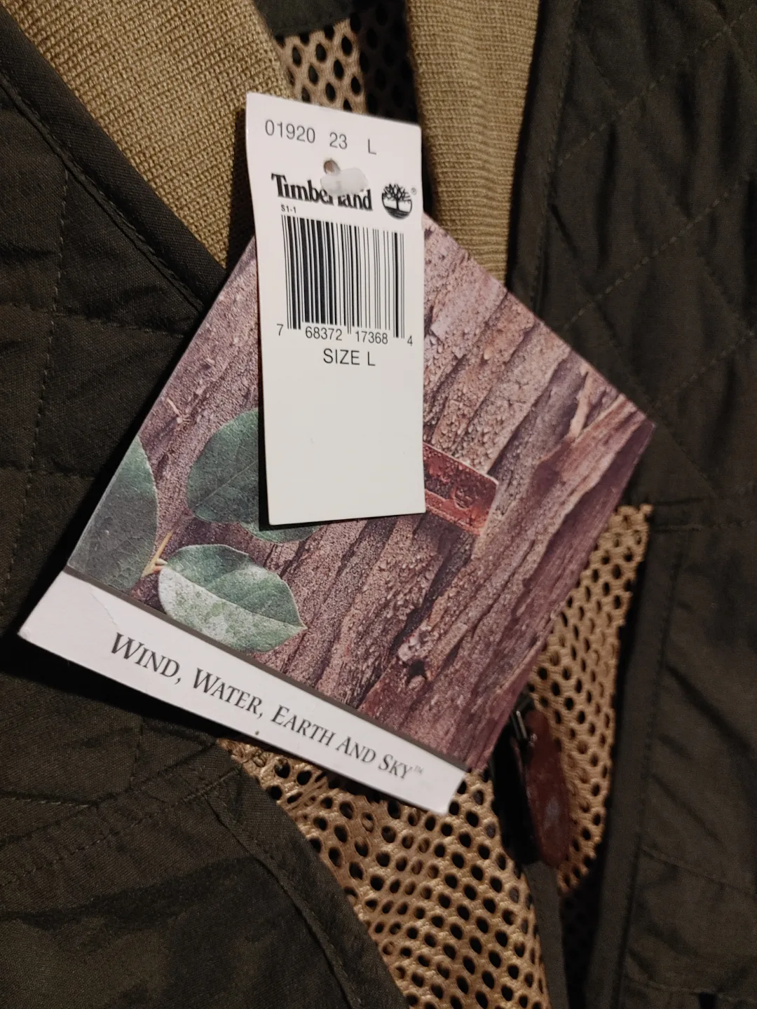 💚BRAND NEW TIMBERLAND HUNTING FISHING CASUAL VEST MENS L image indicator(3)