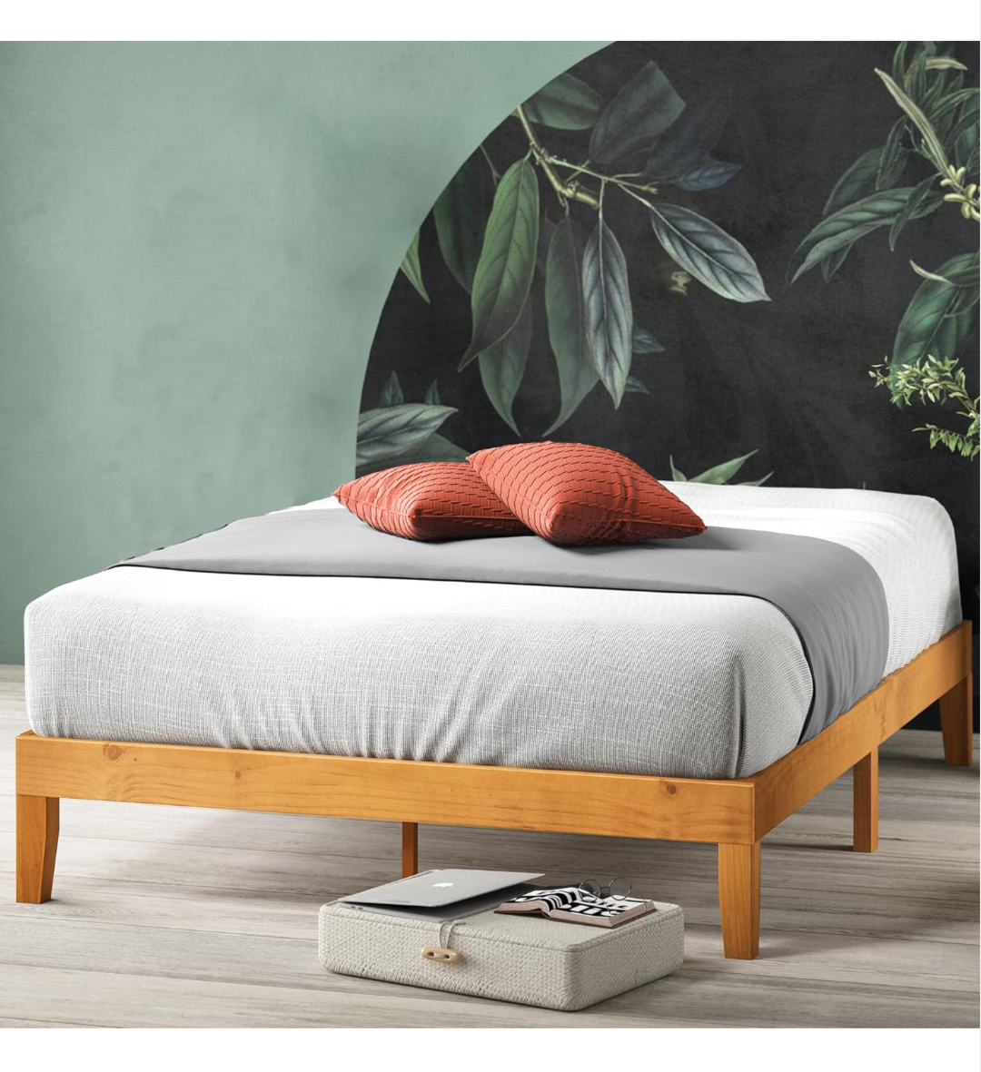 wooden platform bed frame, Moving sale need gone!!!
