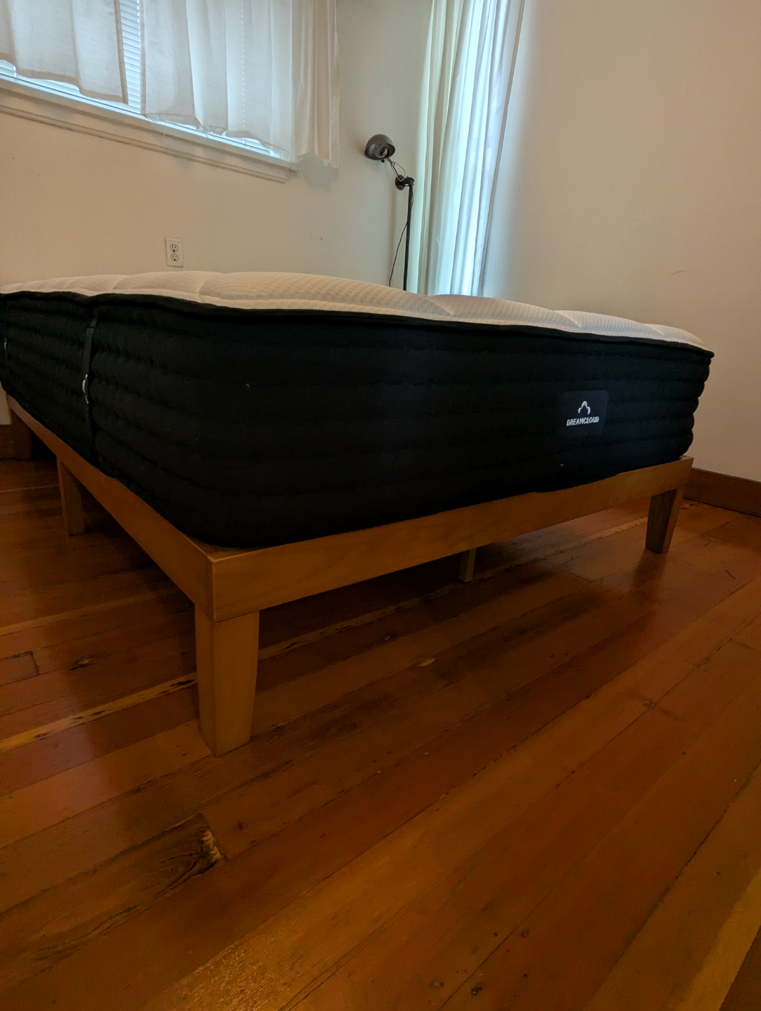 wooden platform bed frame, Moving sale need gone!!! - photo 2