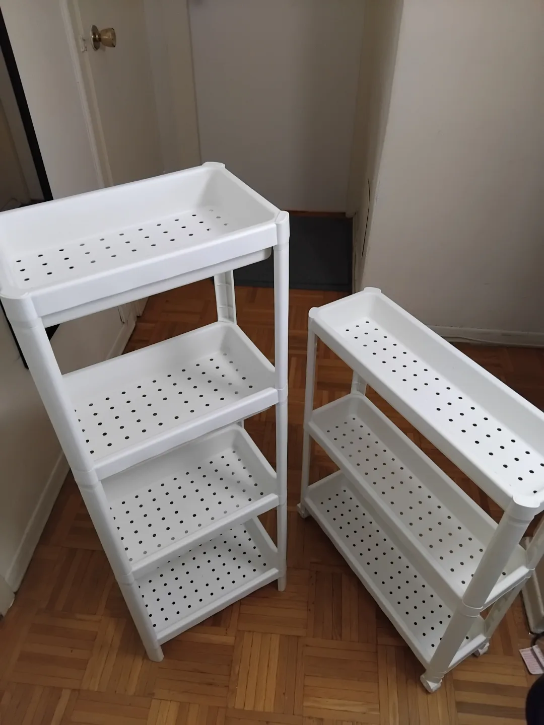 2 ikea vesken white cart organizers thumbnail