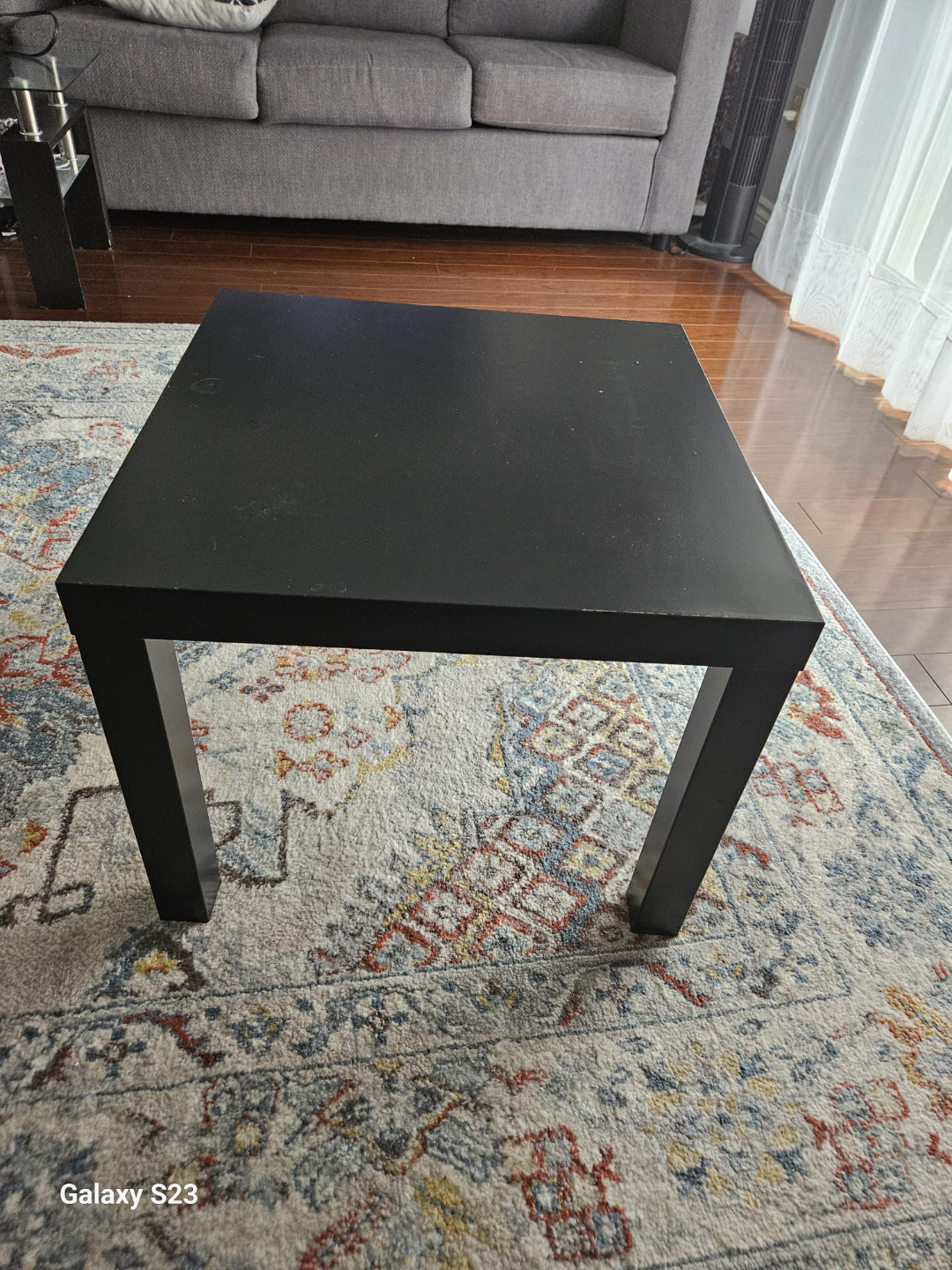 Black Square Coffee Table - photo 2