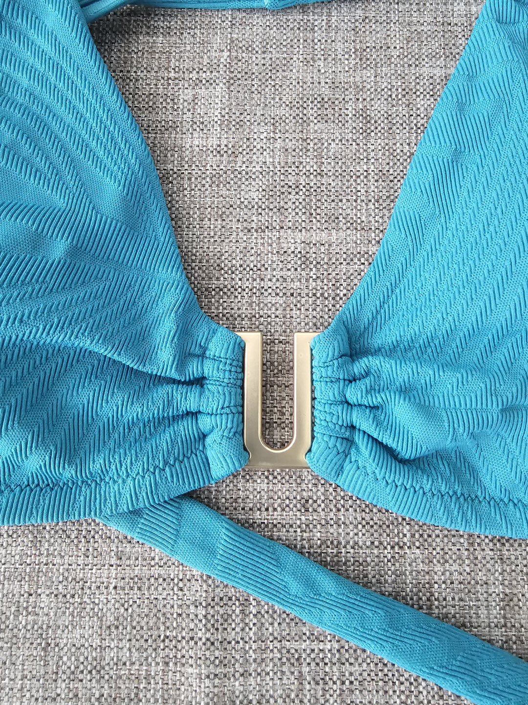 Teal Bikini Top - Adjustable Straps - photo 5