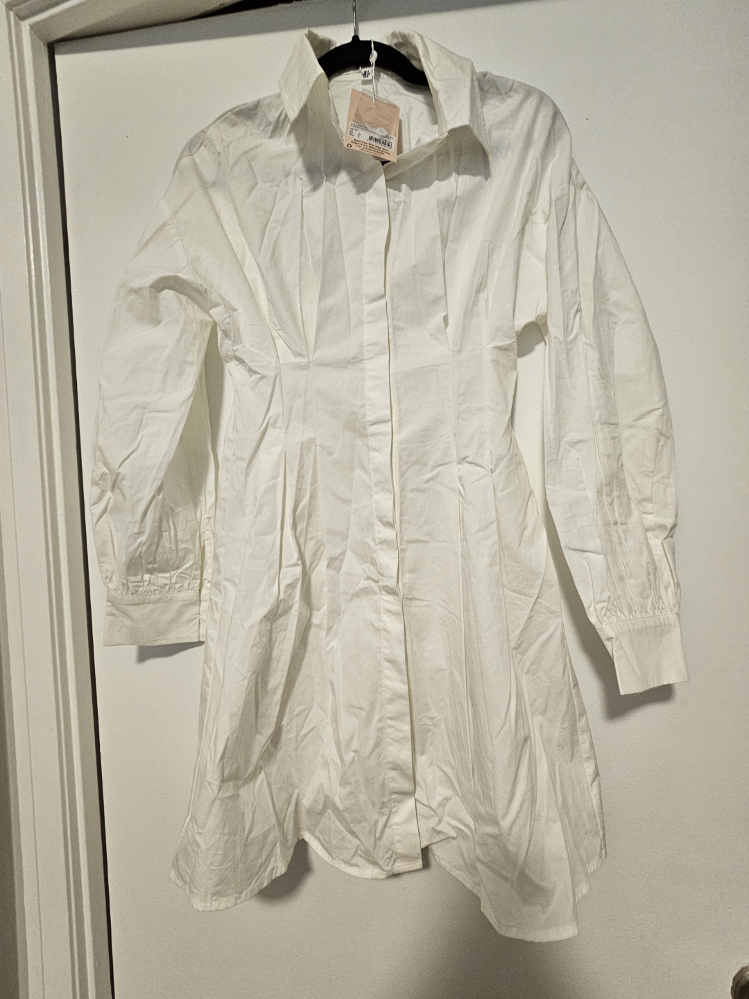 White Shirt Dress- Size xs - photo 2