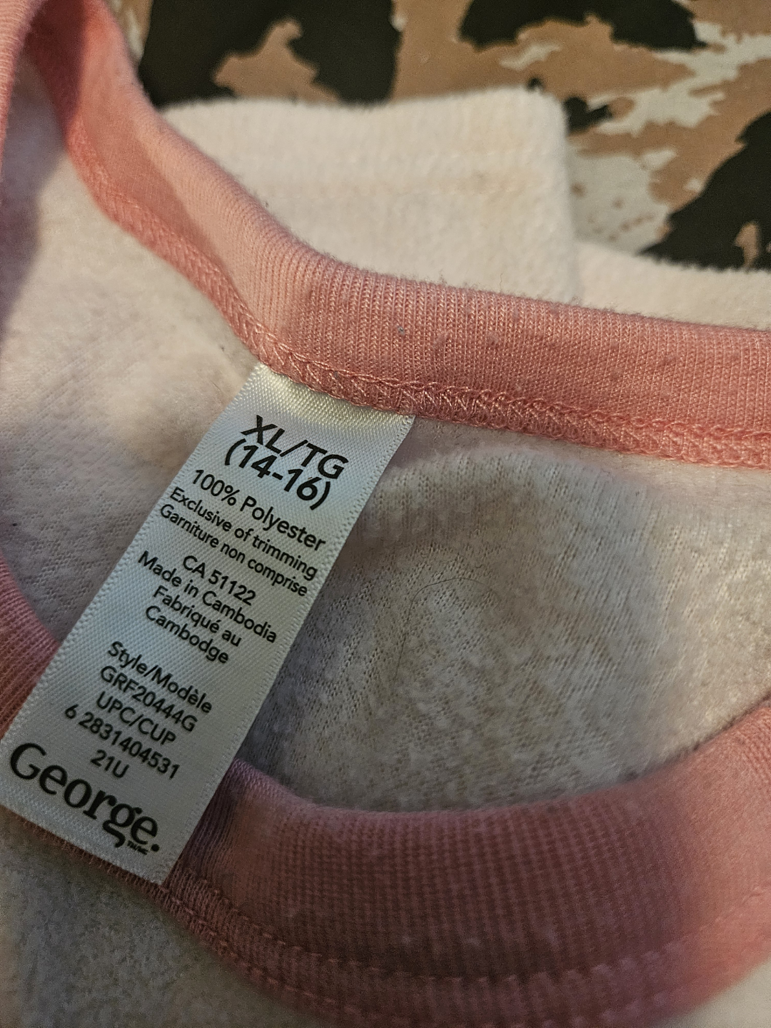 Girls George Pajama Set - Size LG (10-12) & XL (14-16) - photo 4