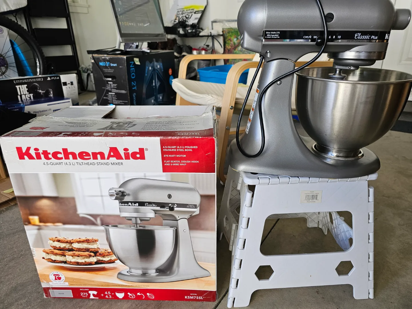 KitchenAid Classic Plus 4.5-Quart Tilt-Head Stand Mixer thumbnail