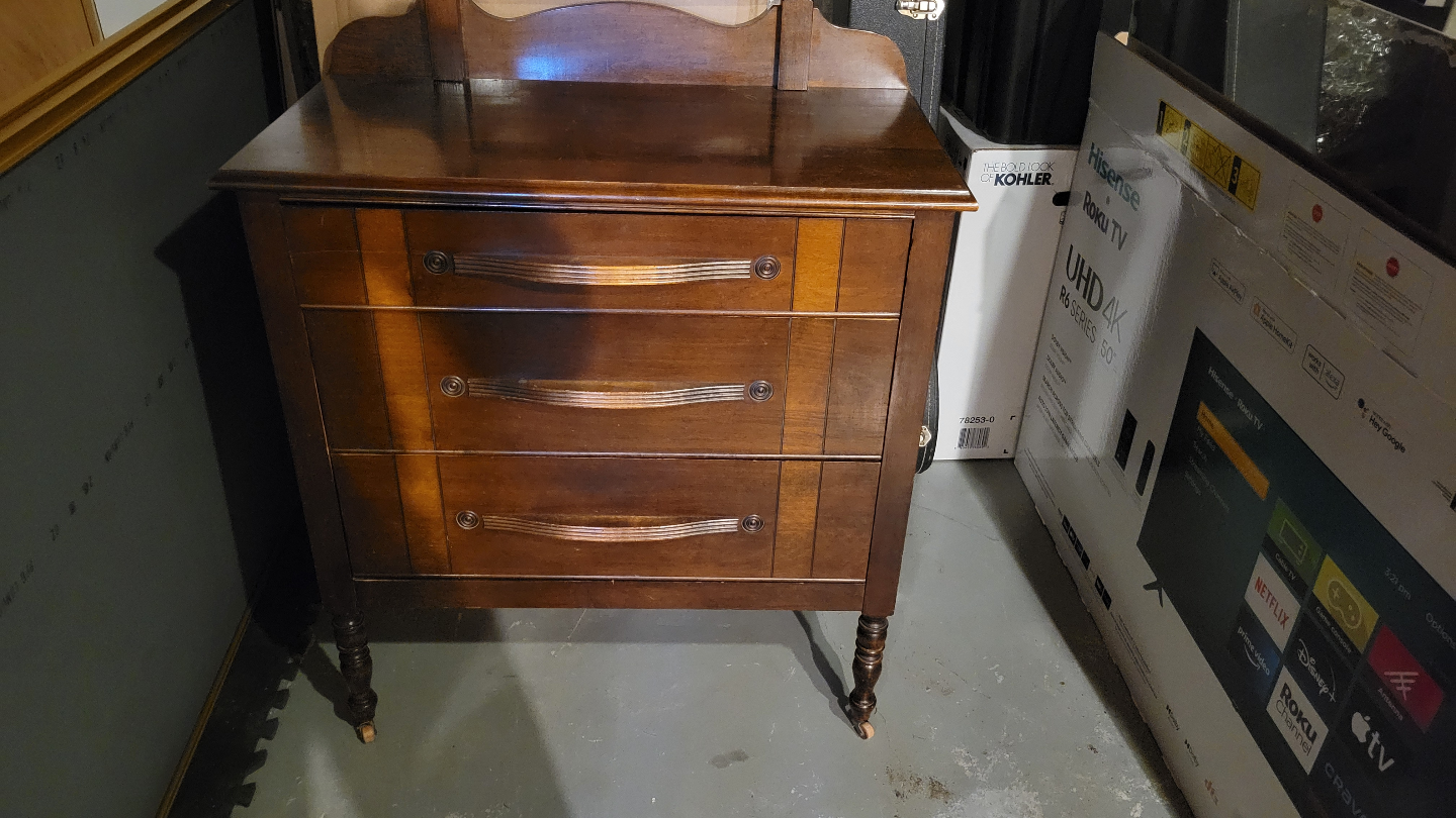 Vintage Vanity Dresser with Mirror - photo 2