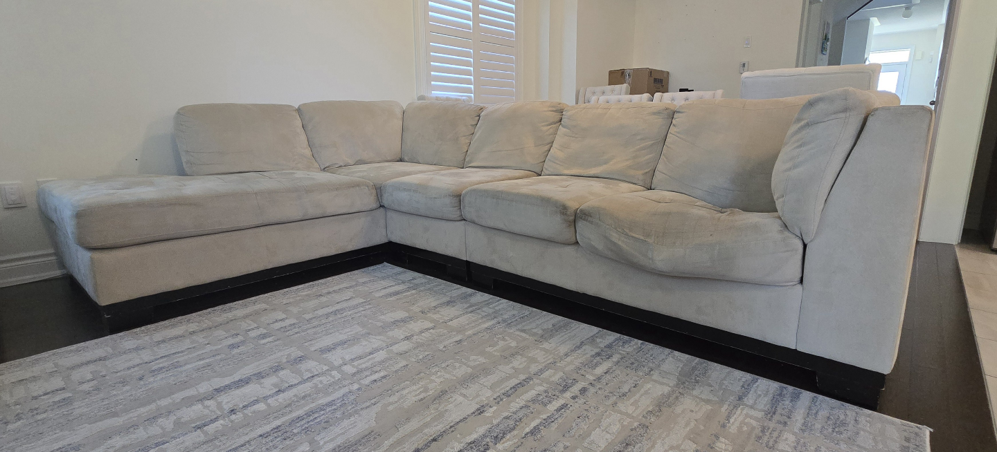 Beige Sectional Sofa - photo 2