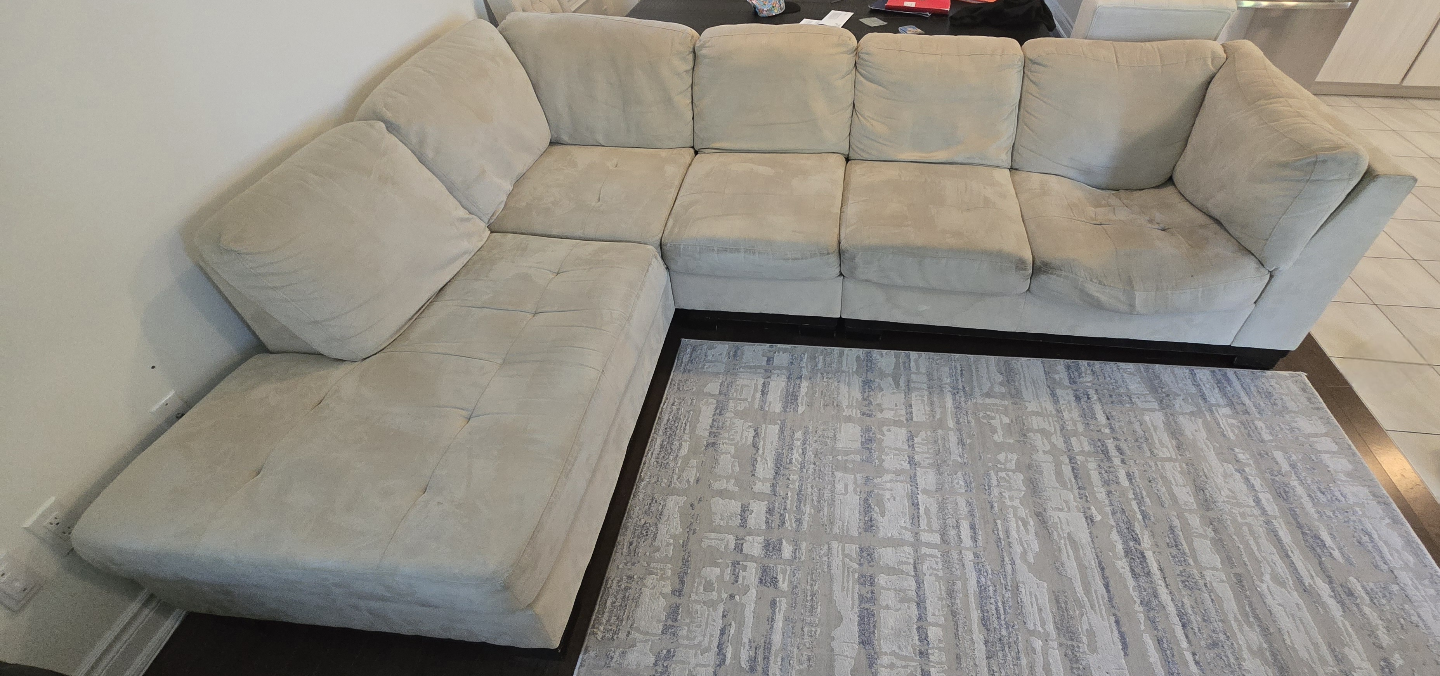 Beige Sectional Sofa - photo 4