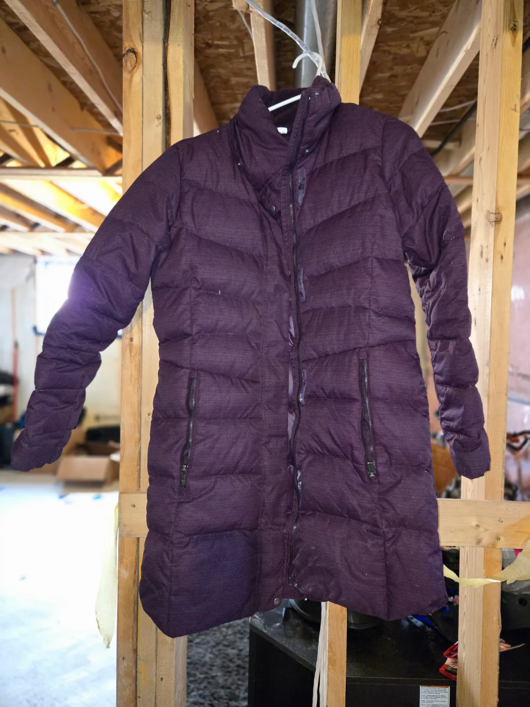 Columbia Women's Purple Long Down Jacket thumbnail