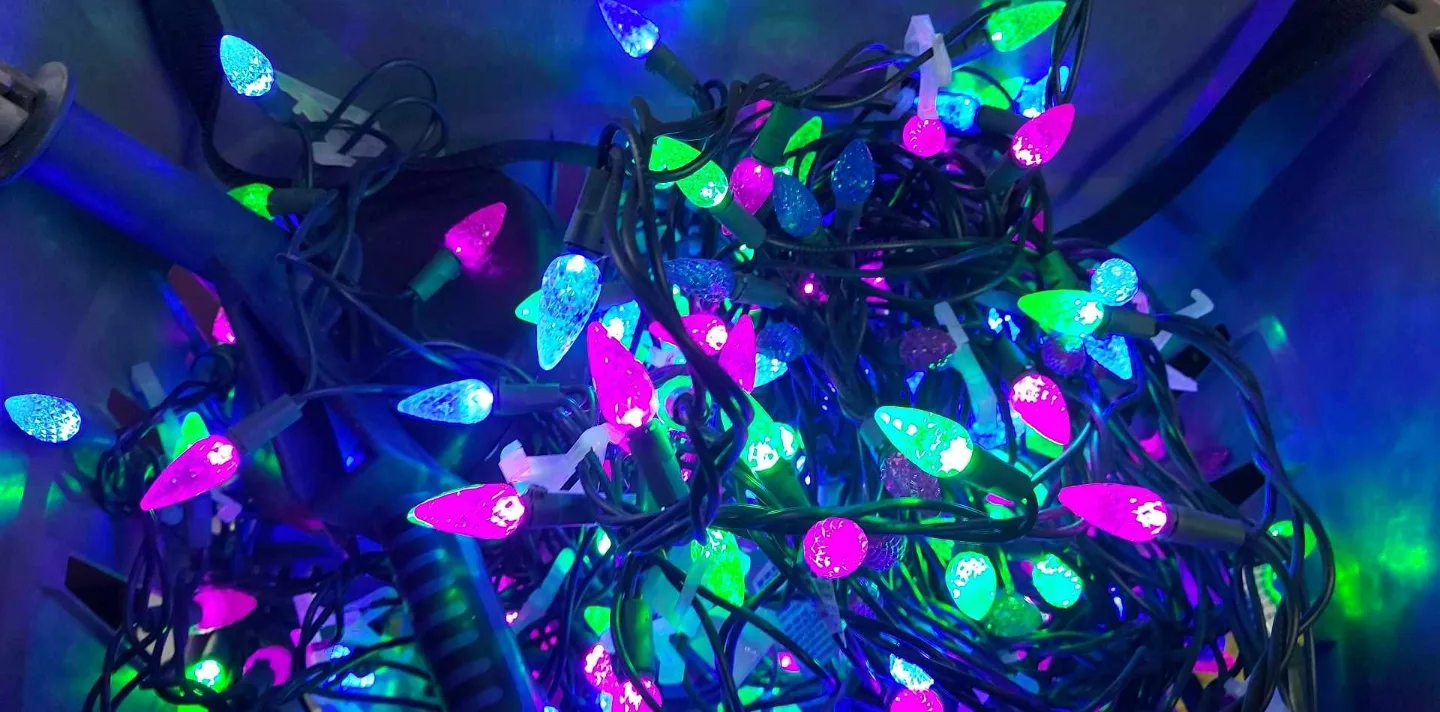 Multicoloured Christmas Lights thumbnail