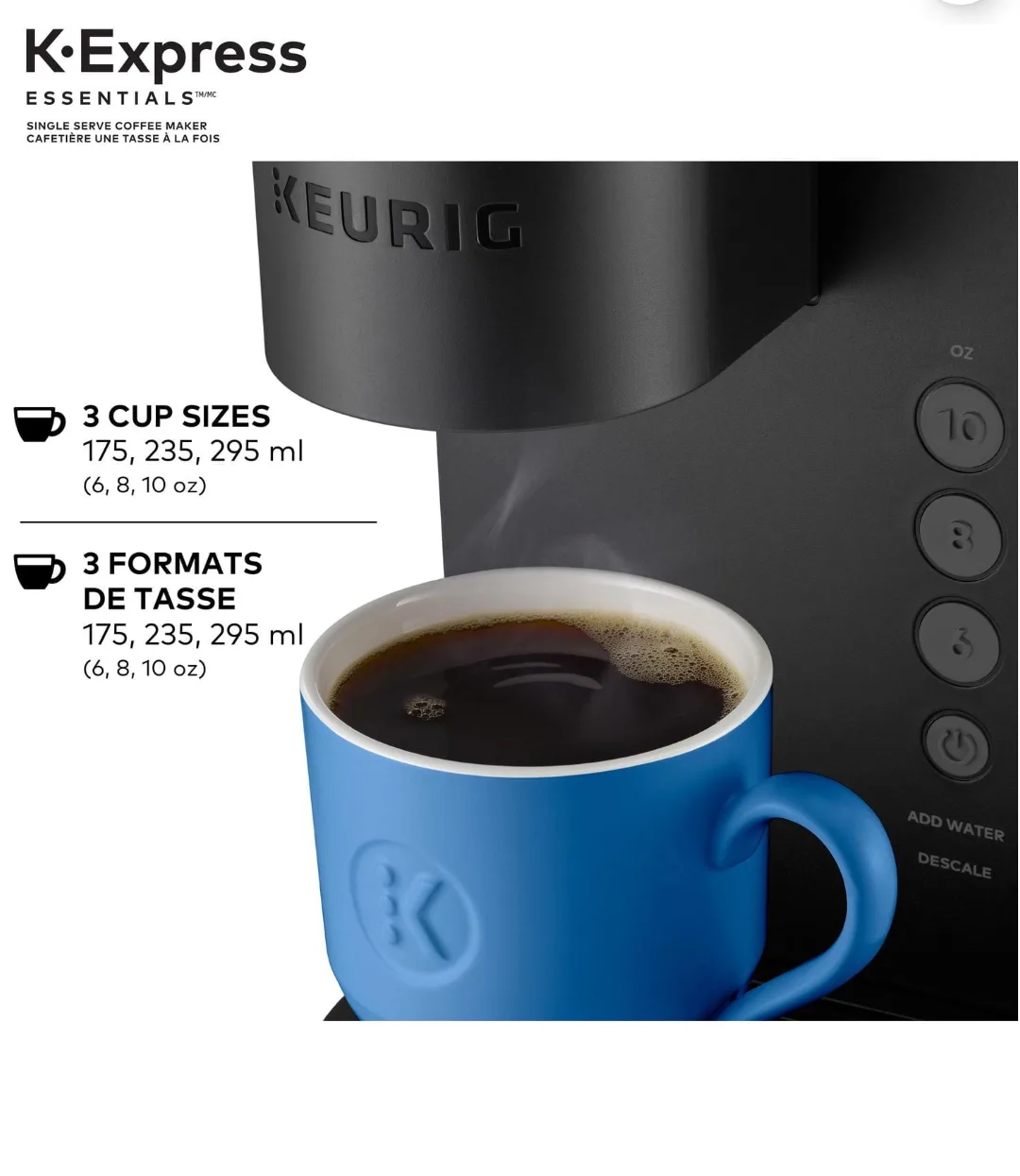 Keurig K-Express Essentials Single Serve Coffee Maker image indicator(3)