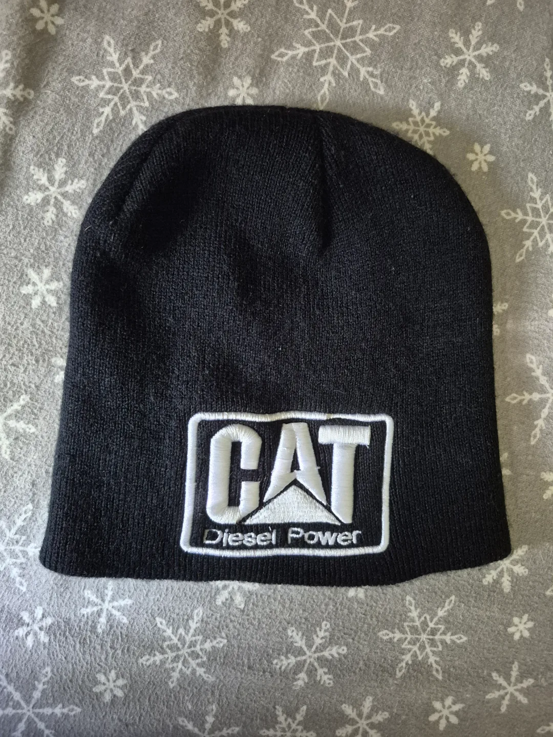 CAT Diesel Power Black Knit Beanie