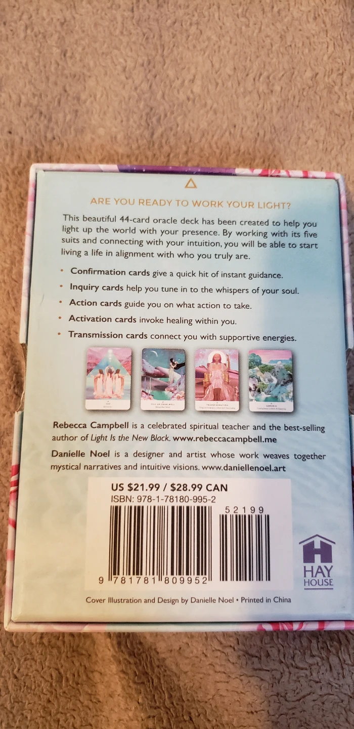 Work Your Light Oracle Cards by Rebecca Campbell - photo 2