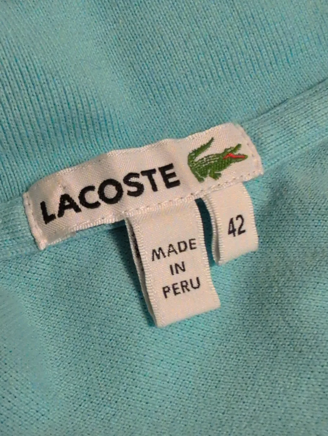 Women's Lacoste Light Blue Polo Shirt image indicator(3)