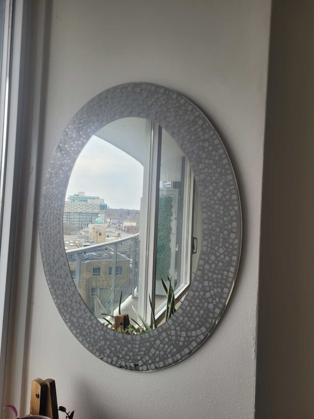 Oval Mosaic Mirror
