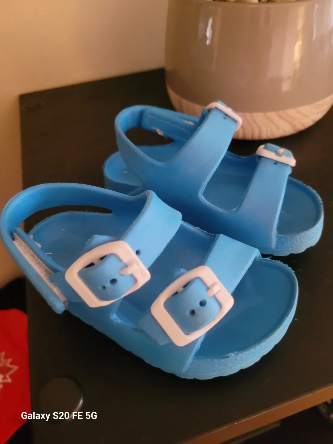 Baby Blue Sandals Size 5 - 6 Months 🏒 thumbnail