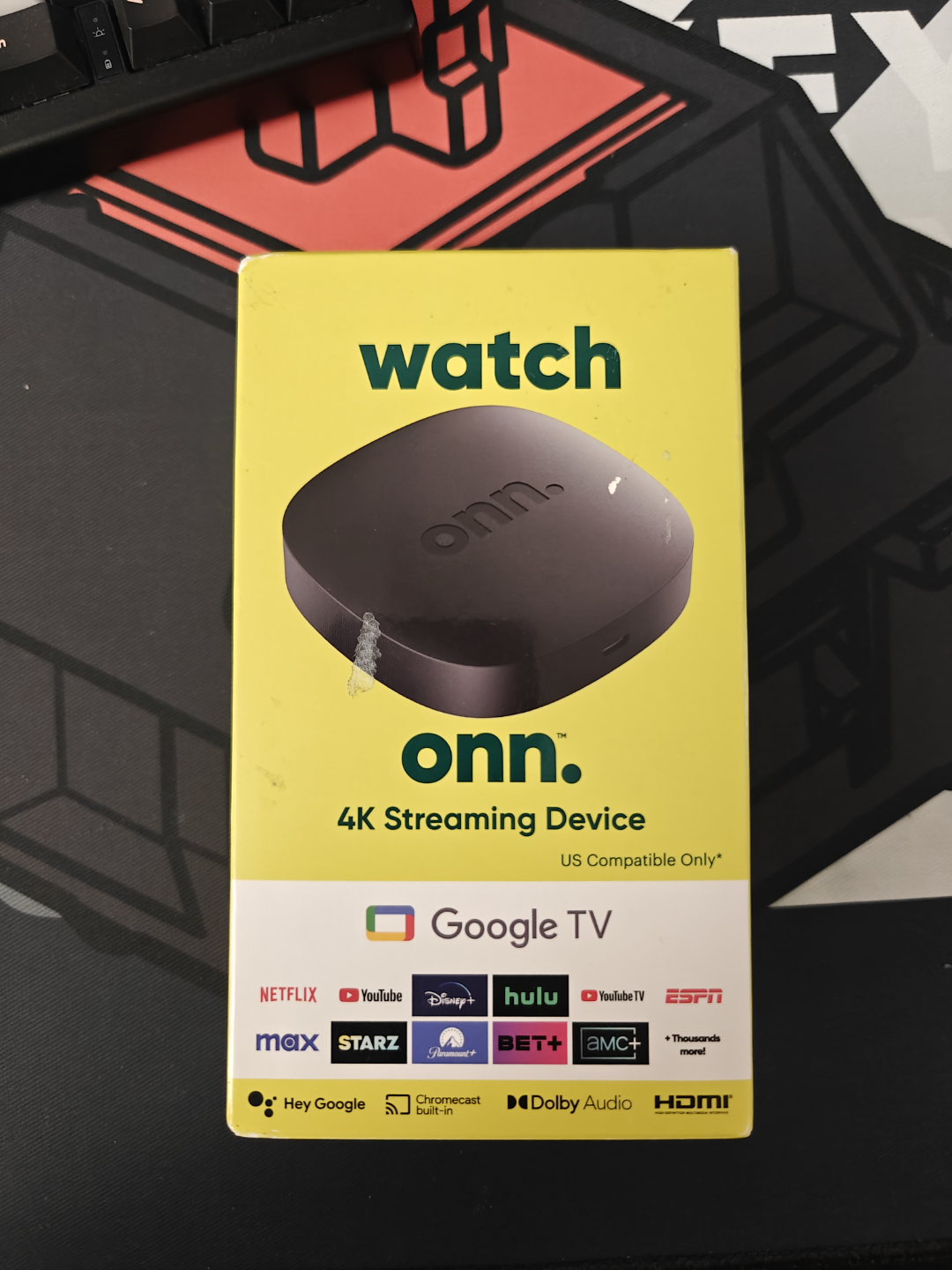 Onn 4K Streaming Device Google TV