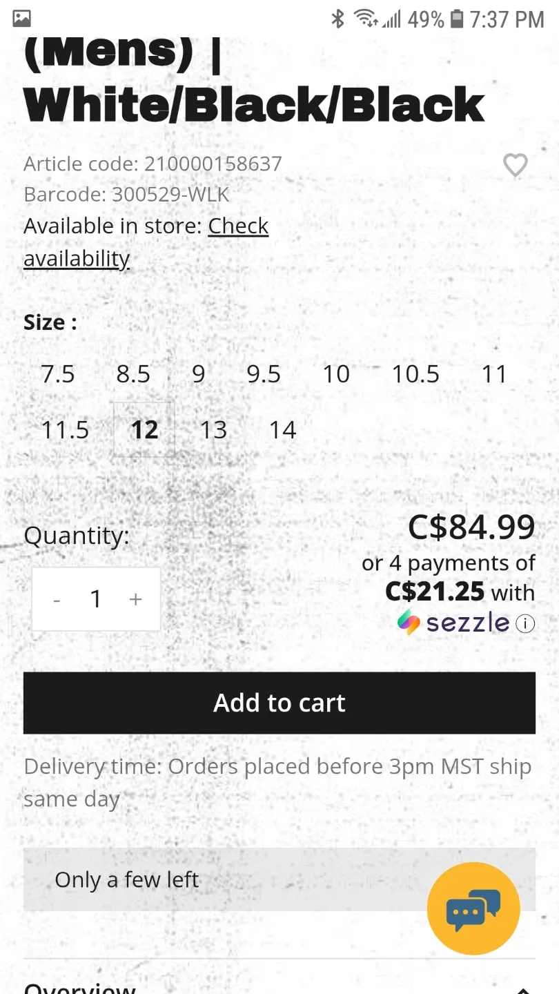 DC Shoes Men's White/Black/Black Skate Shoes - Size 12 image indicator(2)