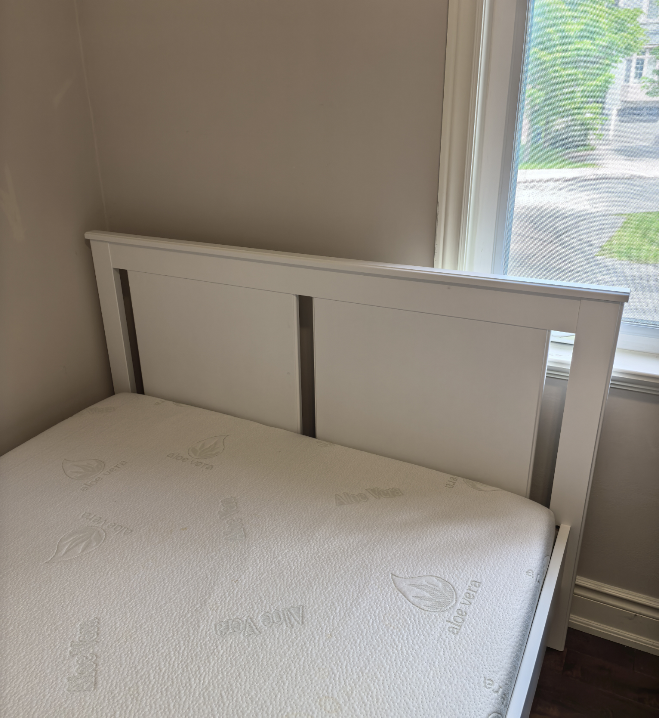 IKEA SONGESAND Full/Double Bed Frame - White（INCLUDE MATTRESS） - photo 4