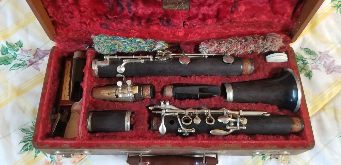 Vintage Martin Freres Handmade Clarinet with Case image indicator(3)