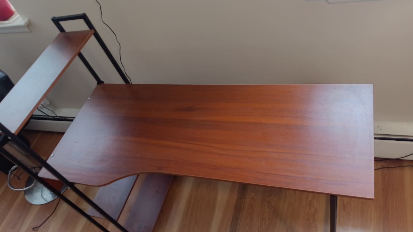 Computer Desk with Bookshelf - photo 3
