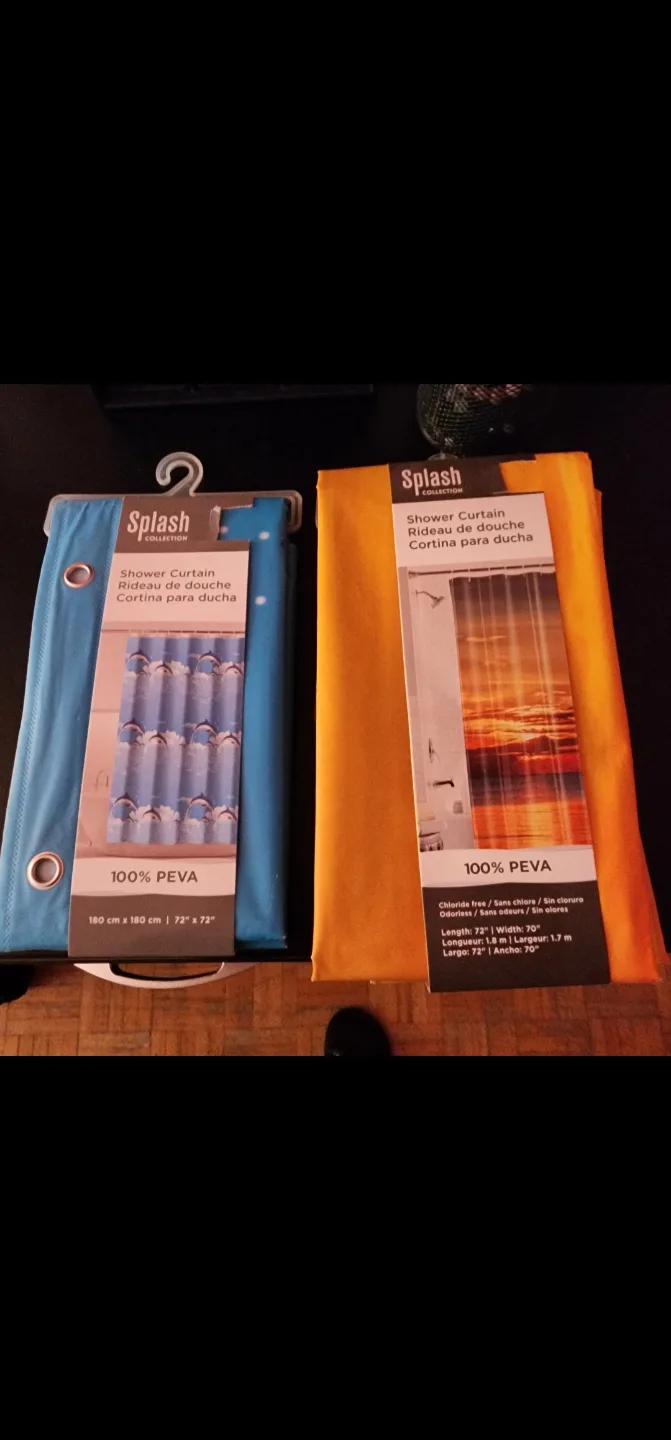 Two New Shower Curtains thumbnail