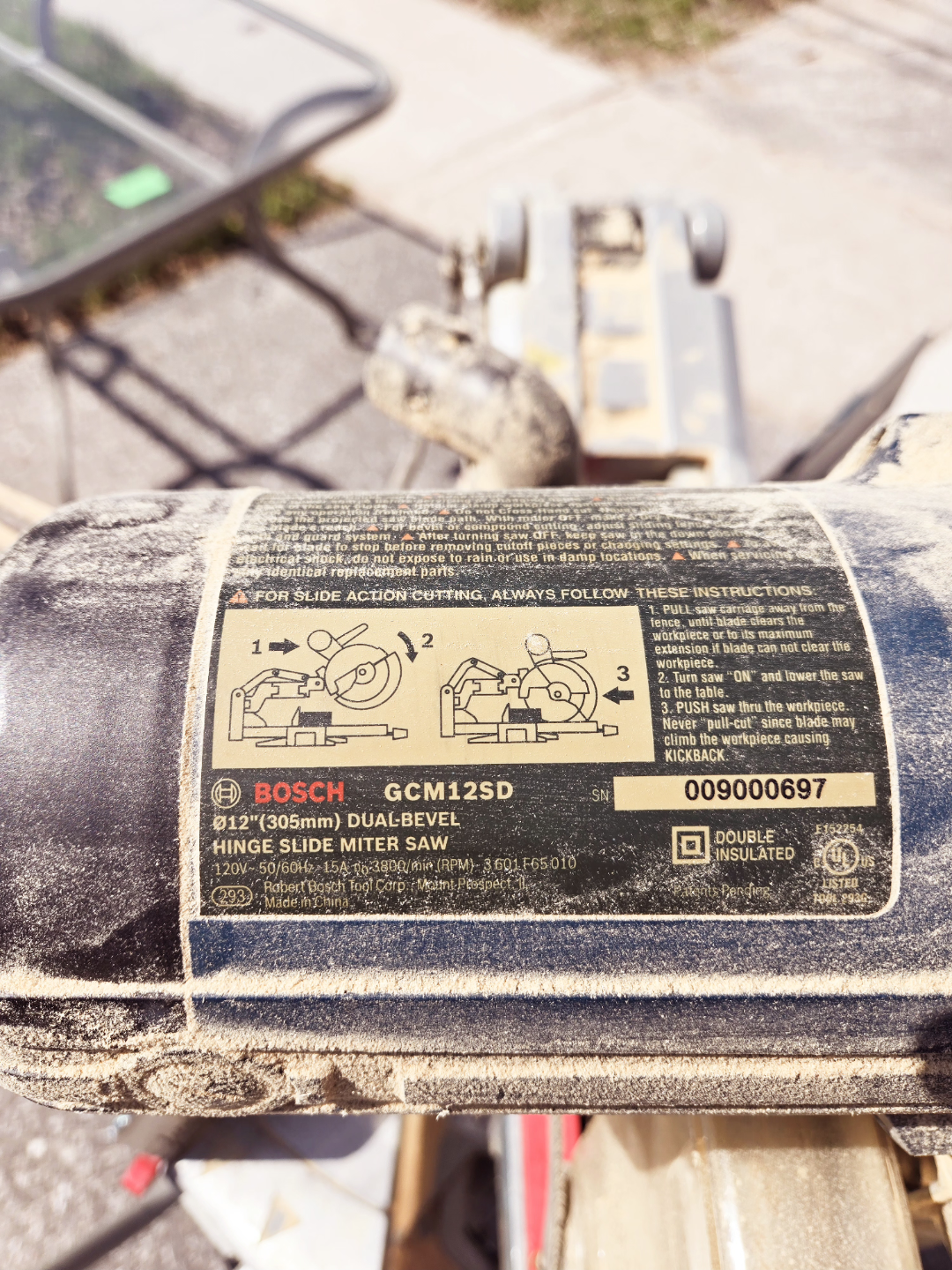 BOCH 12" saw and stand - photo 2