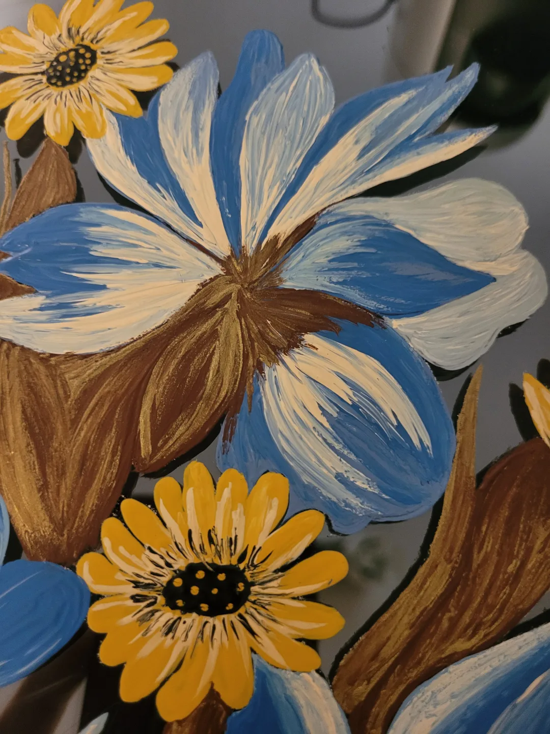 Vintage Floral Mirror Art -HAND MADE 200$ EACH image indicator(8)