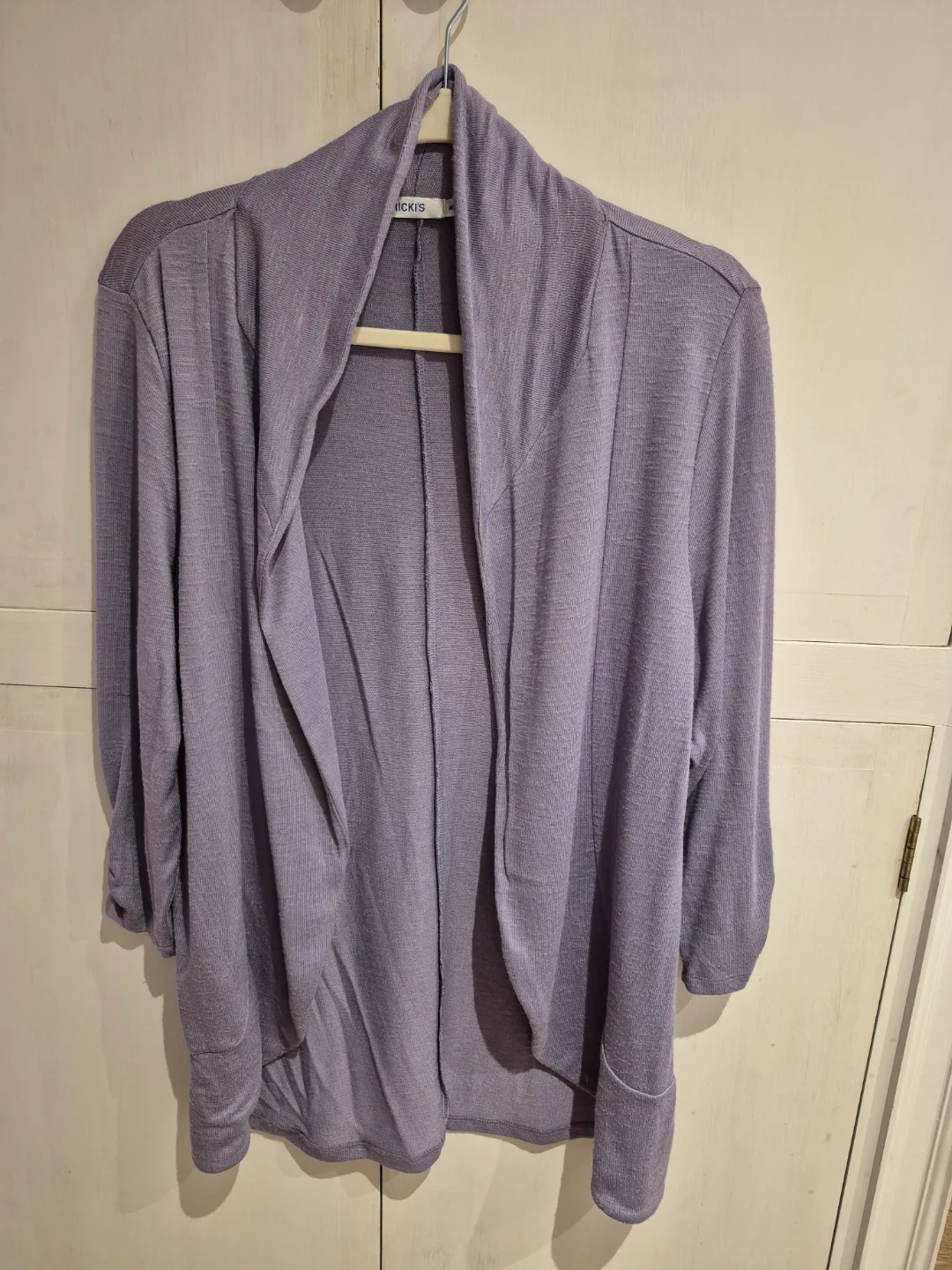 Ricki's Women's Size Medium Purple Cardigan thumbnail