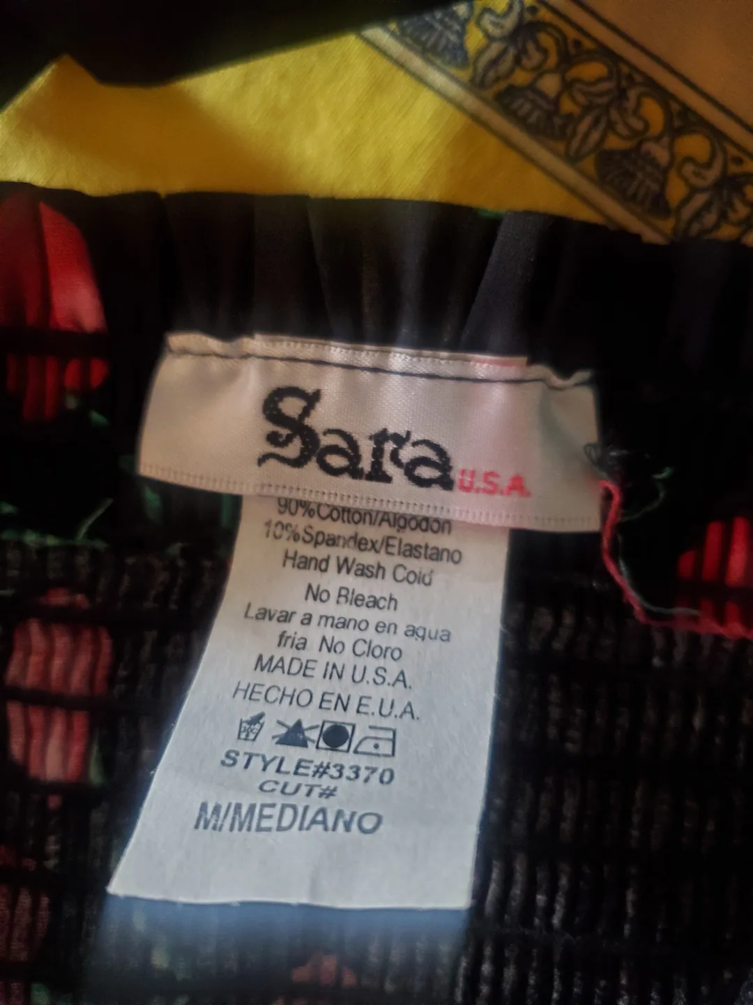 Sara USA Cherry Print Sundress, Size Medium image indicator(3)