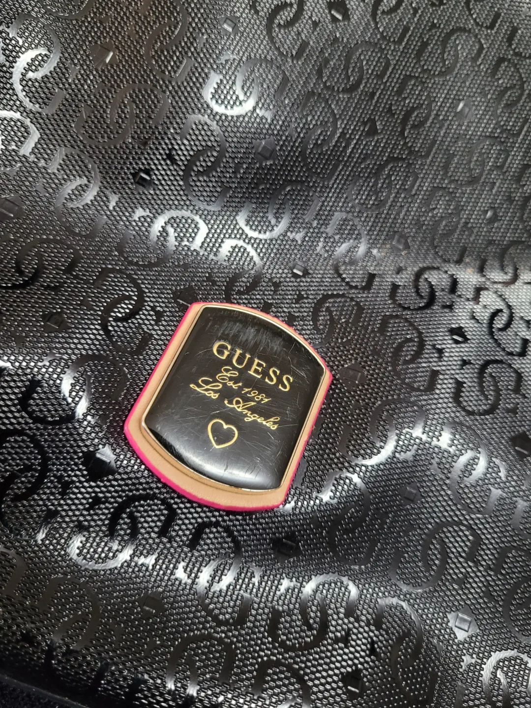 Guess Black and Tan Shoulder Bag And Wallet with Monogram image indicator(3)