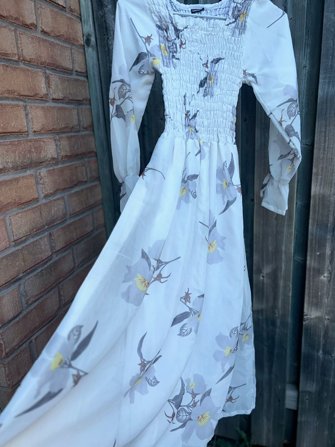 Women's Floral Maxi Dress, Size Small
