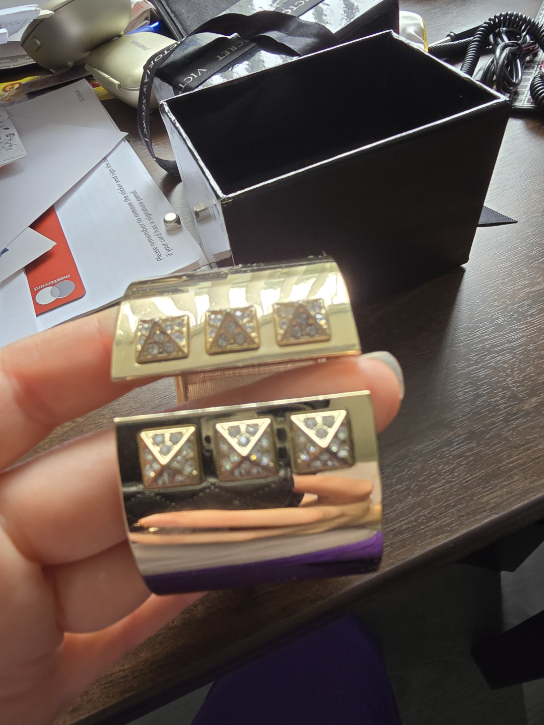 Victoria's Secret Gold Cuff Bracelet - photo 4