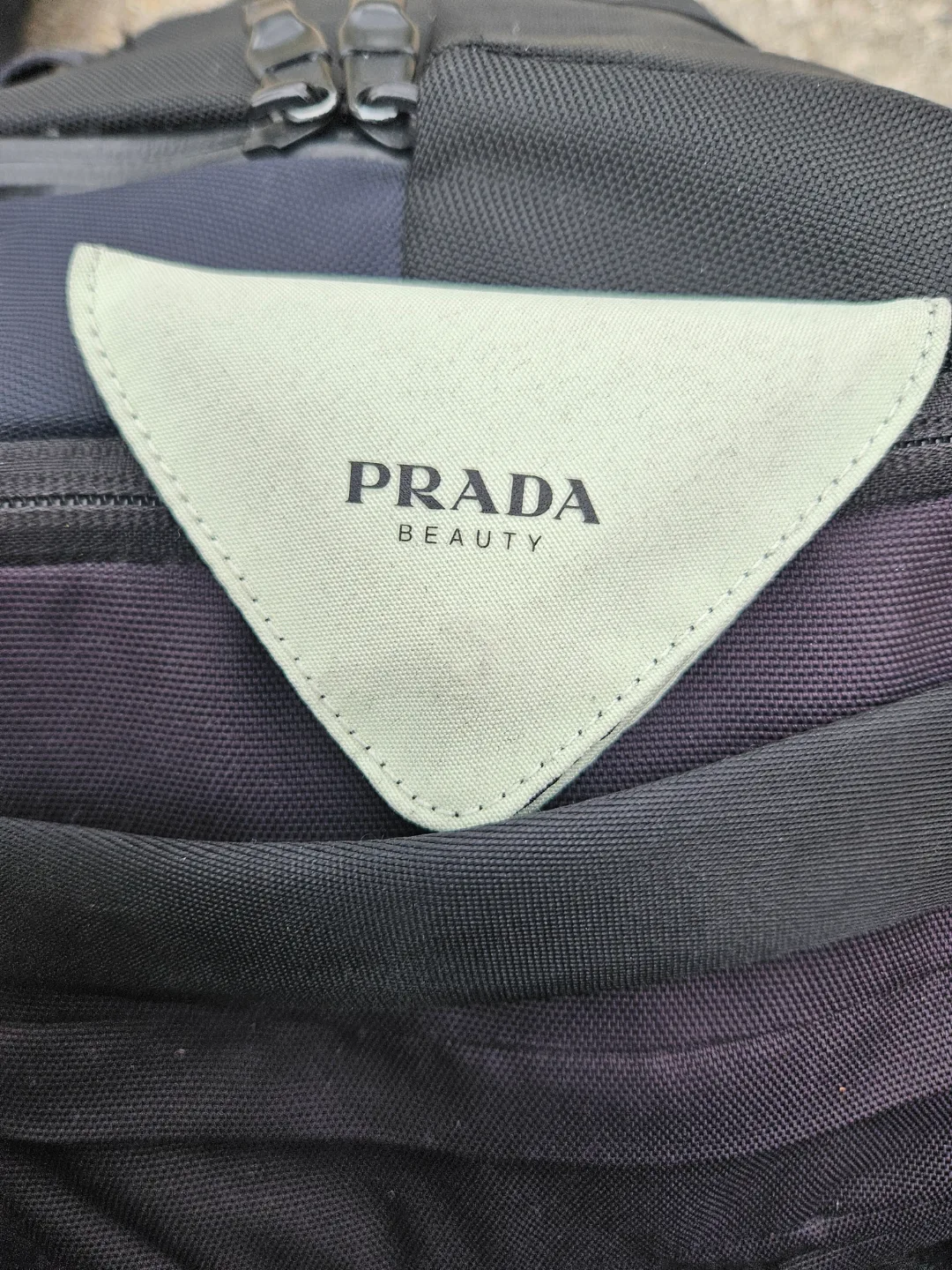 PRADA Unique Triangle Gold & Silver Vanity Mirror thumbnail
