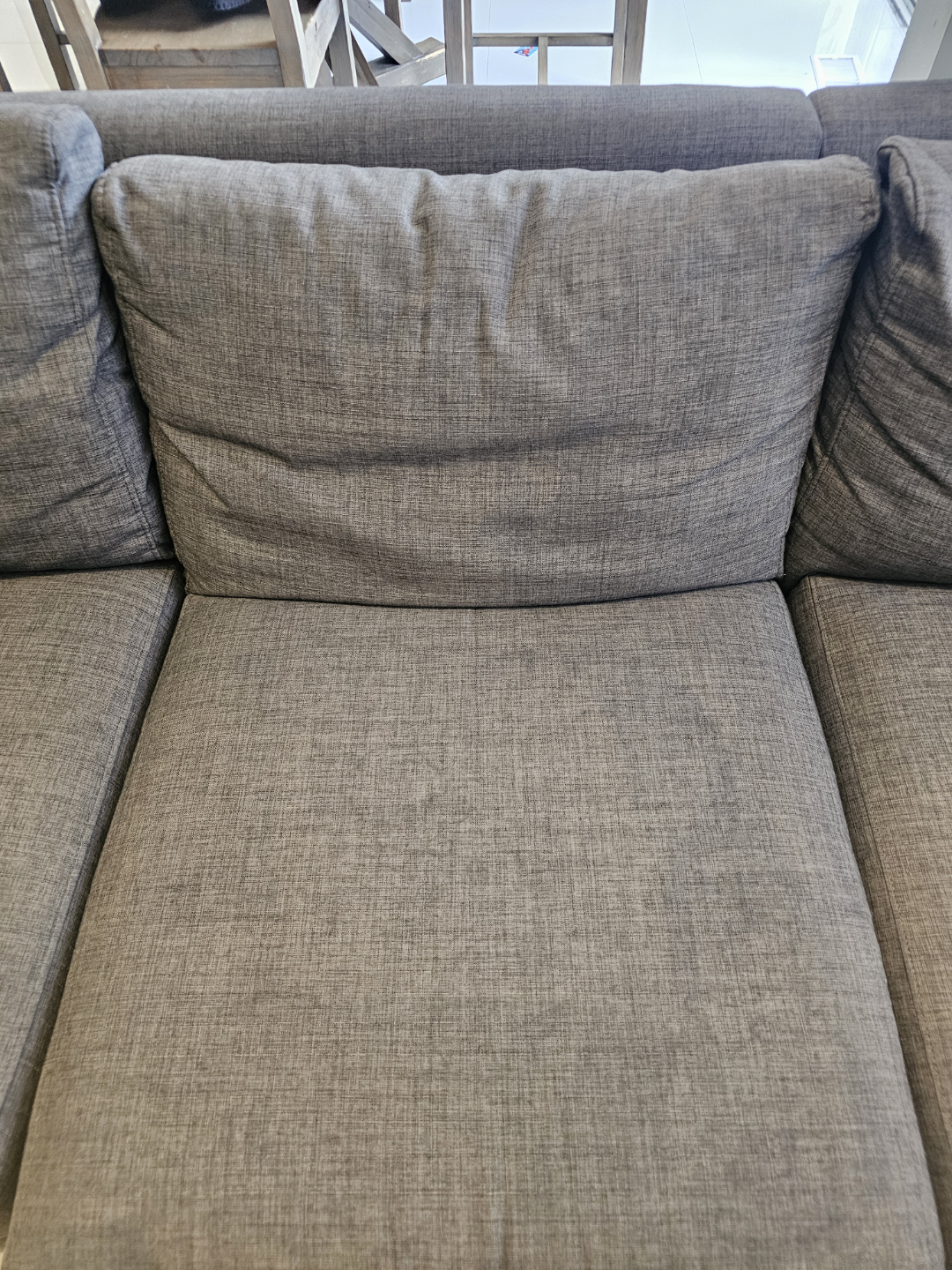 Urban Barn Custom L shape couch, grey. - photo 5