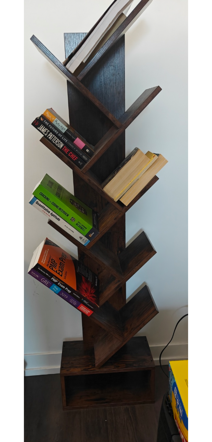 Rustic Brown Wooden Bookcase - photo 2