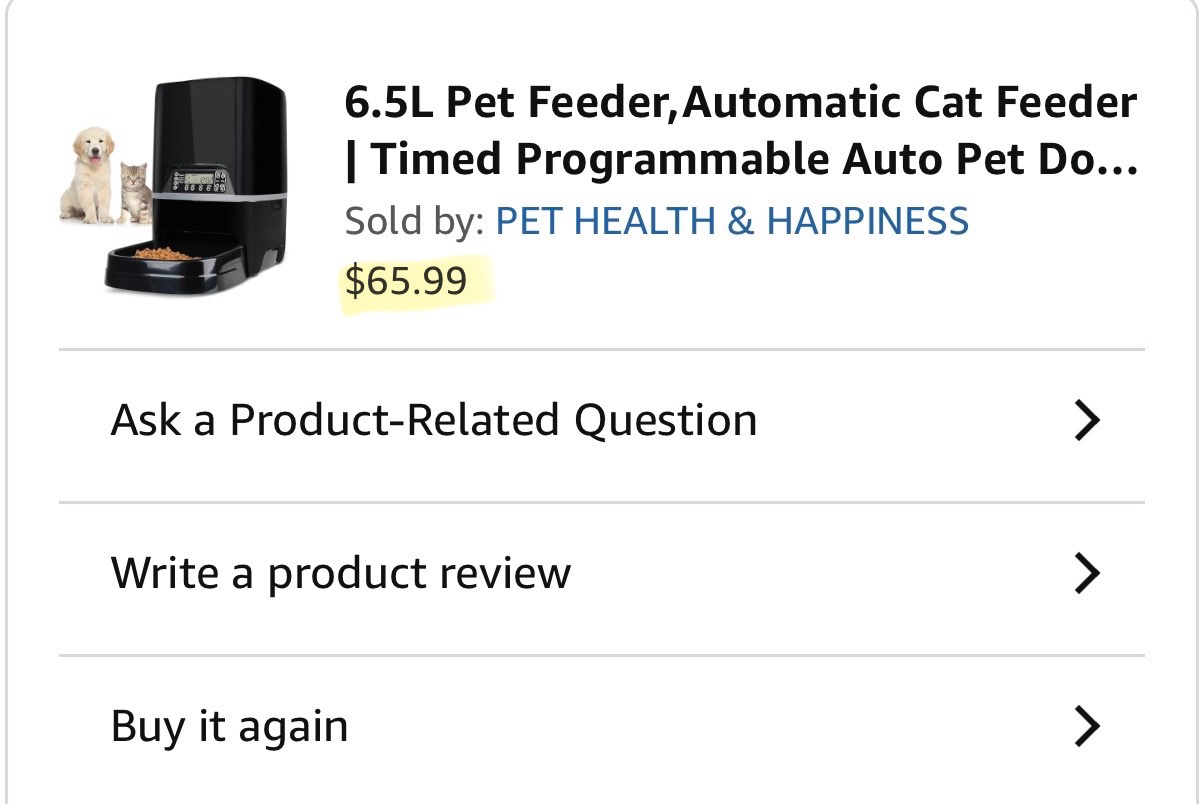 Automatic Pet Feeder 6.5L - photo 3