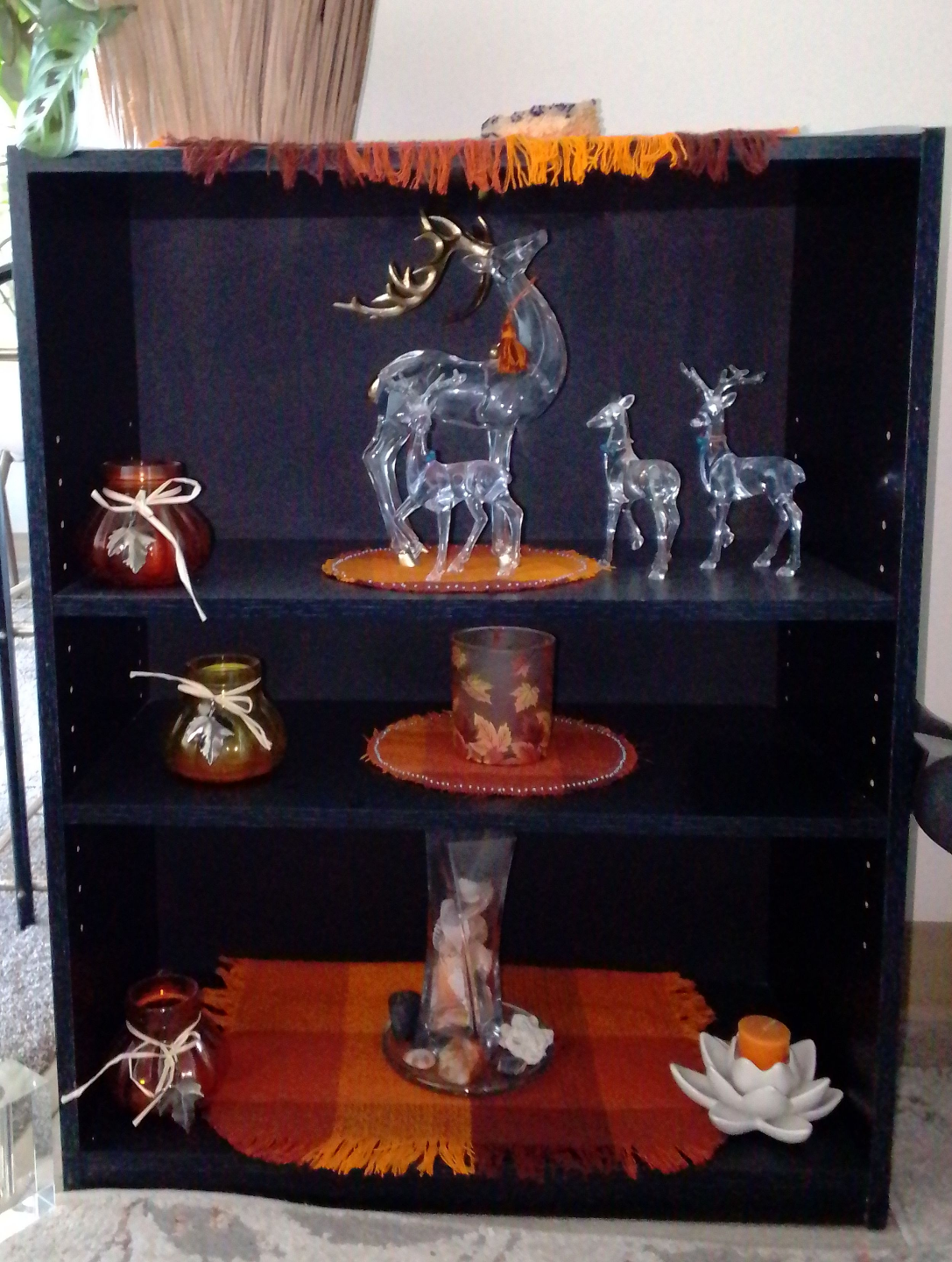 wooden black Decor Shelf - photo 2