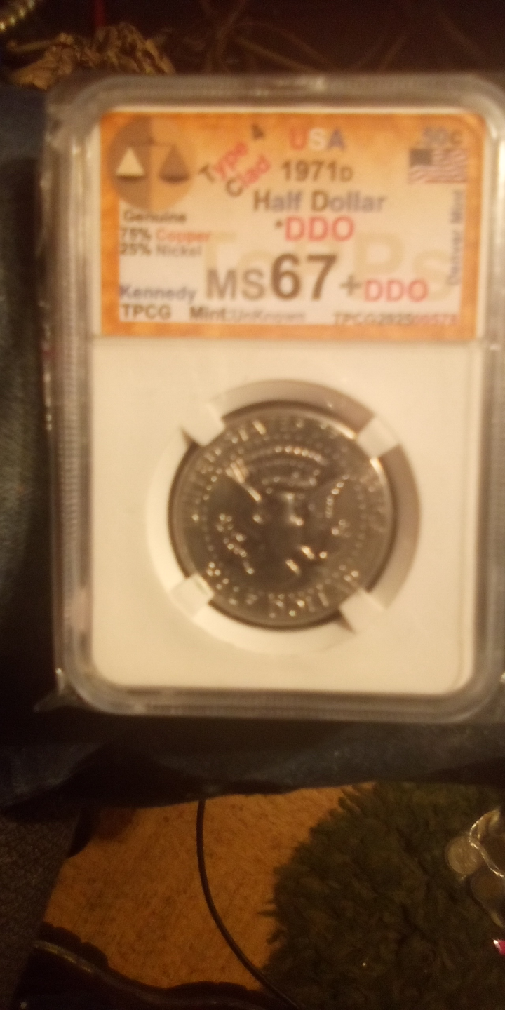 1971-D Kennedy Half Dollar MS67+DDO - photo 3