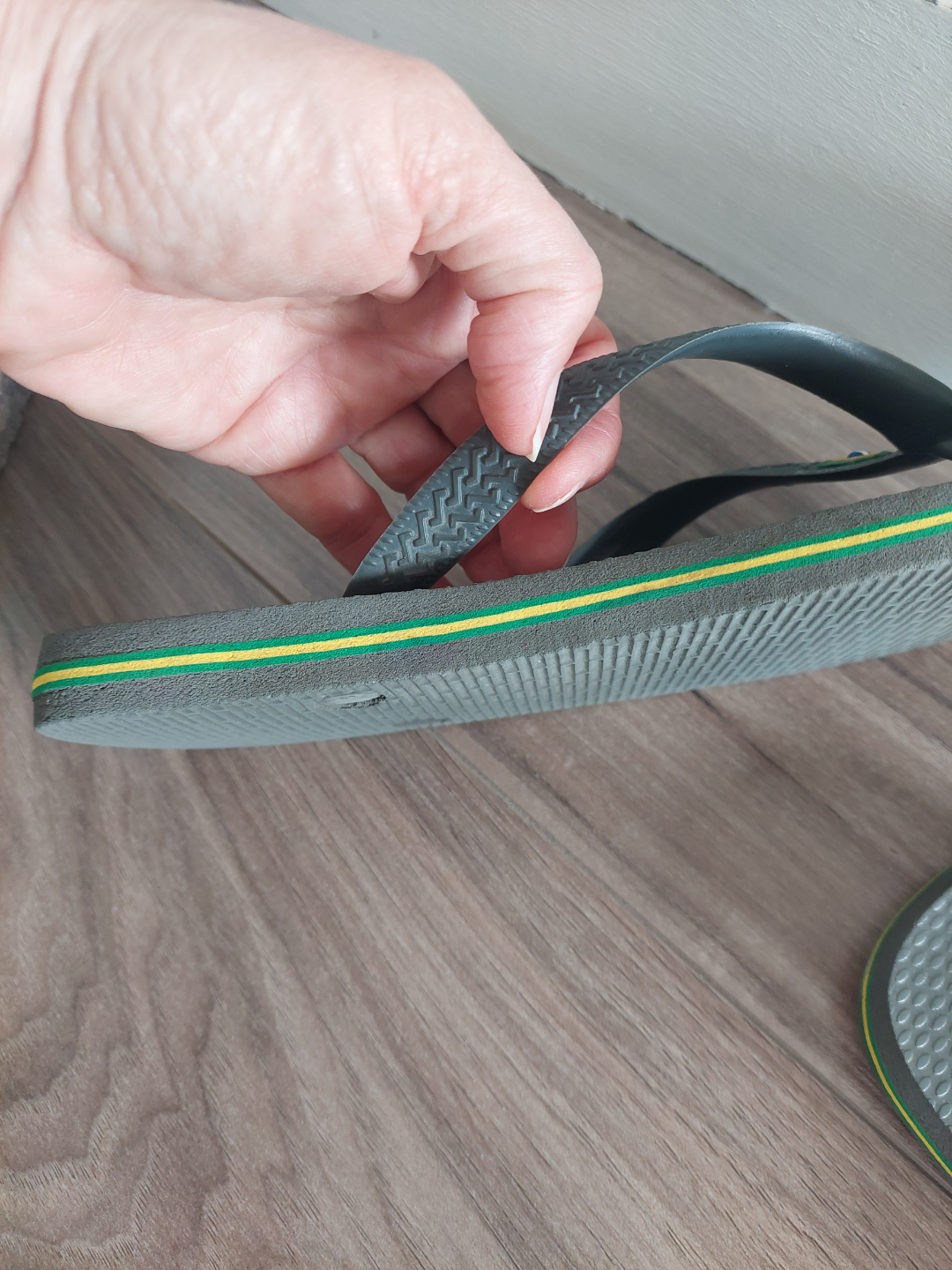 Havaianas Brazil Flip-Flops - Grey - Size 37/38 - photo 3